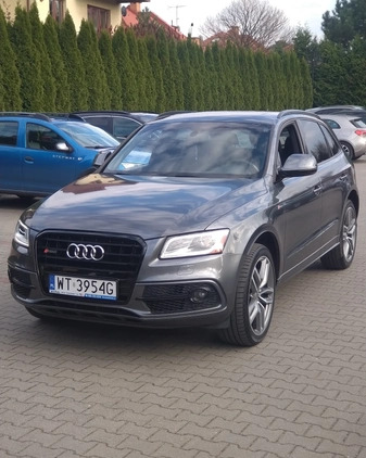 Audi SQ5 cena 110700 przebieg: 120000, rok produkcji 2015 z Józefów małe 106